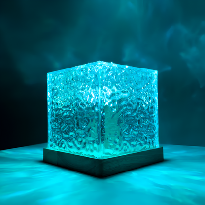 Ambient Light Projector with Remote – 16-Color LED Cube for Living Room & Bedroom Atmosphere