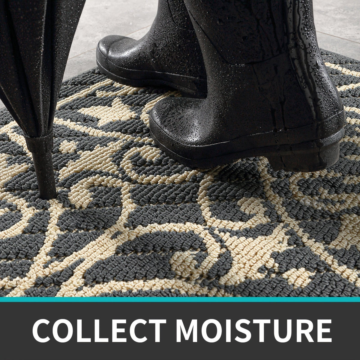 Pura Indoor Mat - Non-Slip, Washable Design for Entryways