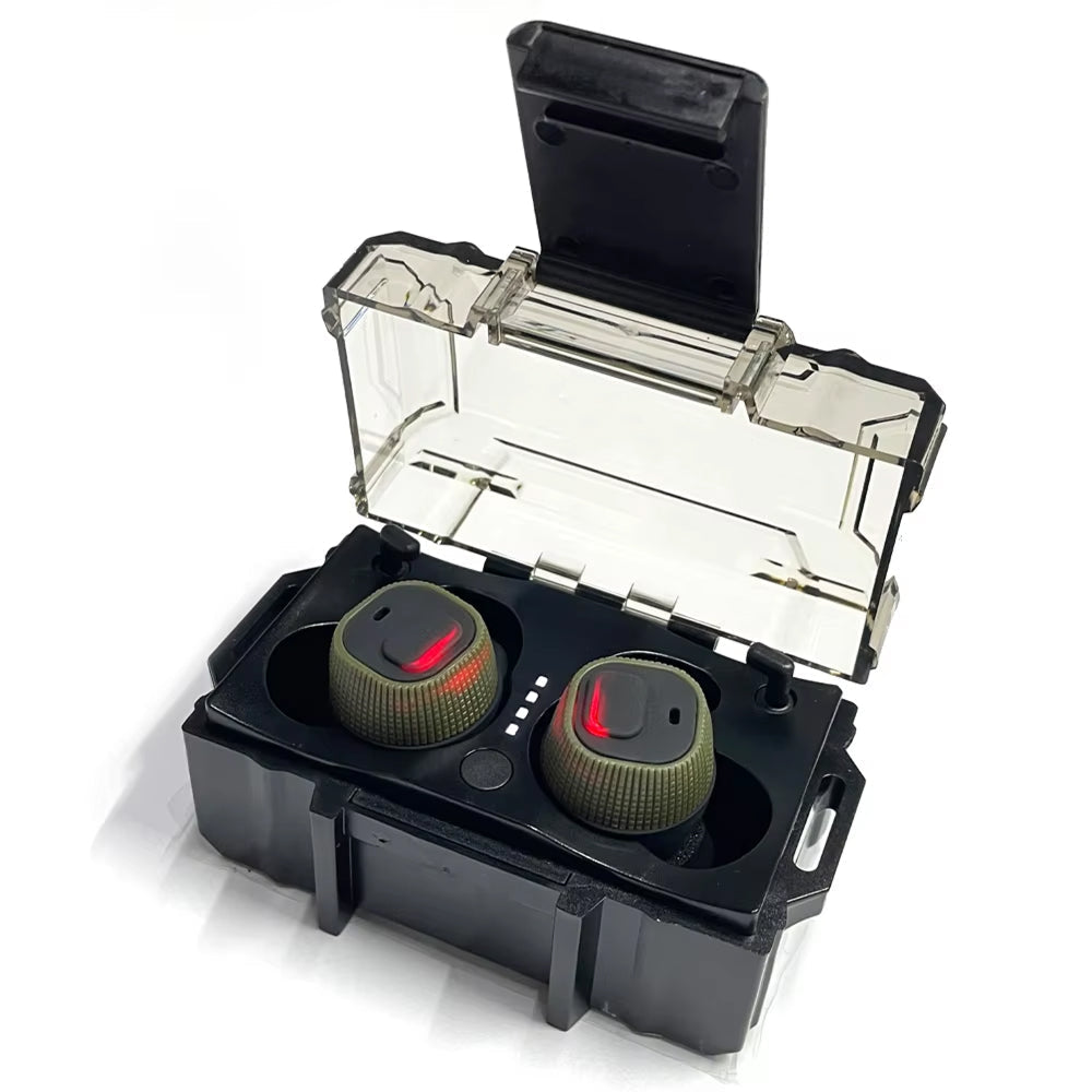 Ortekor QuietixPro | Electronic Shooting Earbuds with Active Noise Reduction | Tactical Hearing Protection for Clear Communication