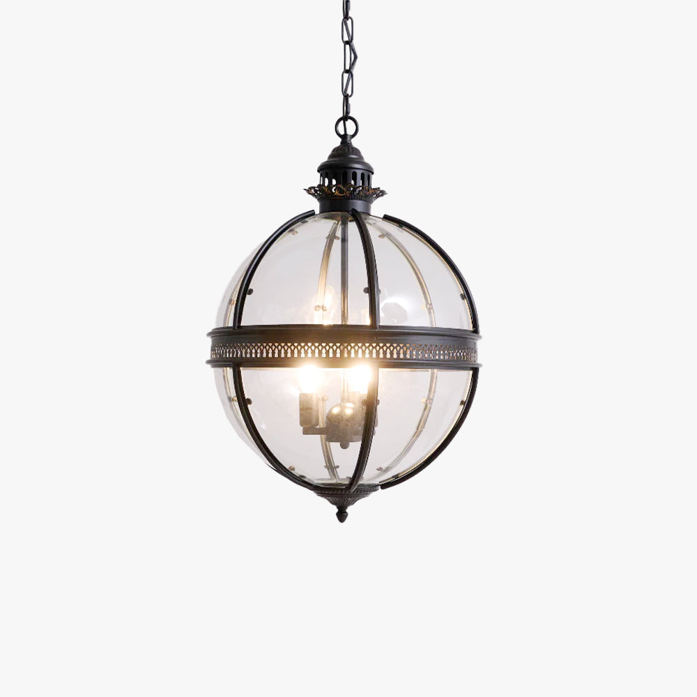 Lámpara de techo con pantalla de cristal esférica, casquillo E12, instalación cableada, luminaria colgante para mesa de comedor, isla de cocina, rincón de desayuno, estilo granja moderno