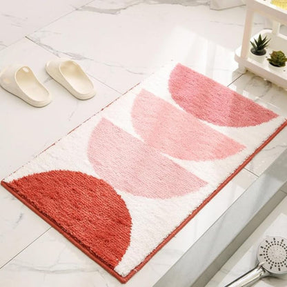 Rainbow Sunset Bath Mat - Microfiber, Non-Slip, Absorbent