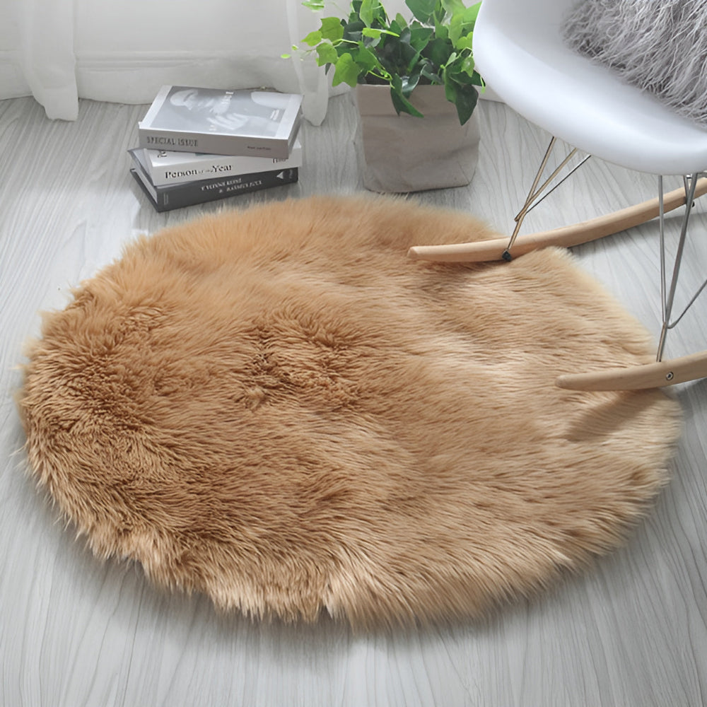 Raven Plush Area Rug - High-Density Velvet, Non-Slip
