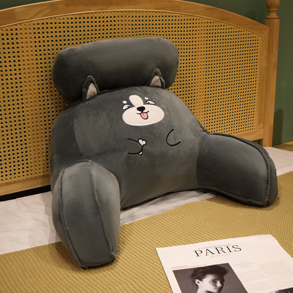 Reading Pillows for Bed with Arm Support, Large Backrest Pillow Sit Up in Bed Pillow, Bed Rest Pillow for Sofa and Floor
