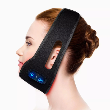 Red Light Therapy Belt for Jaw and Chin, Portable Red Light Therapy Device with Dual Wavelength, Double Chin Reducer