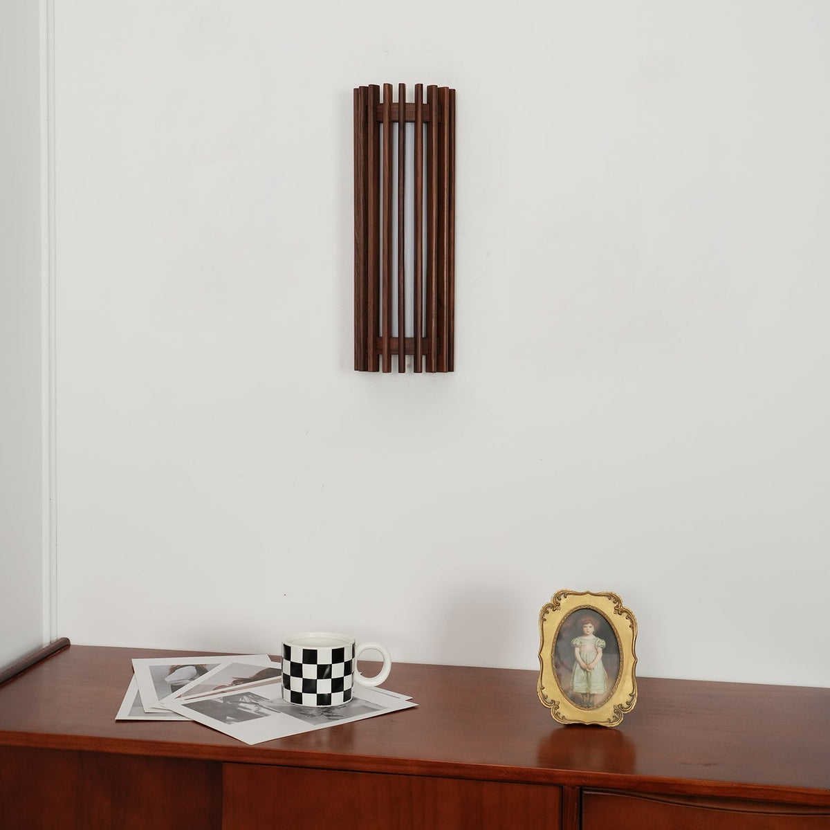 Hardwired Wood Wall Sconce with Acrylic Shade for Living Room, Bedroom & Dining Room – Modern Indoor Lighting Fixture