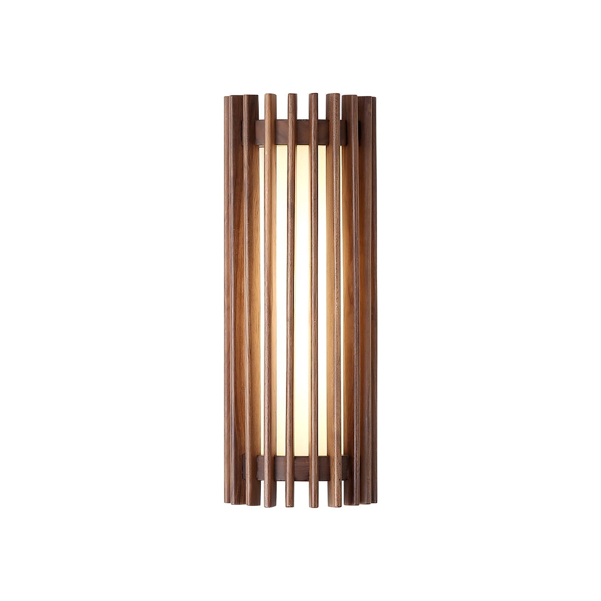 Hardwired Wood Wall Sconce with Acrylic Shade for Living Room, Bedroom & Dining Room – Modern Indoor Lighting Fixture