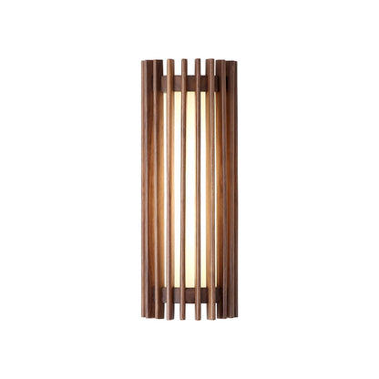 Hardwired Wood Wall Sconce with Acrylic Shade for Living Room, Bedroom & Dining Room – Modern Indoor Lighting Fixture