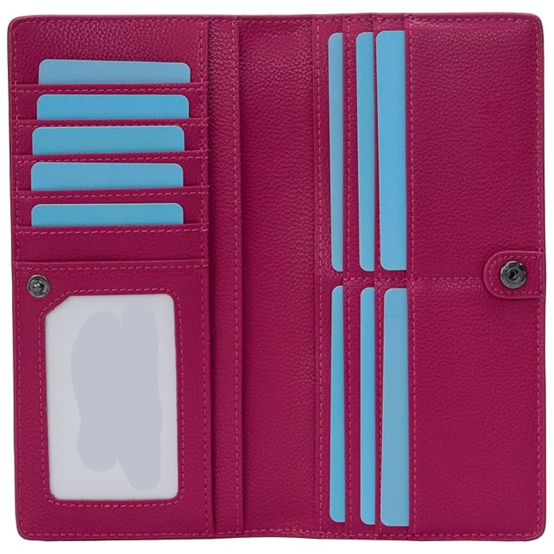Renée | Ultra-thin Leather Card Wallet with RFID Blocking Technology | Compact Design for Security and Style