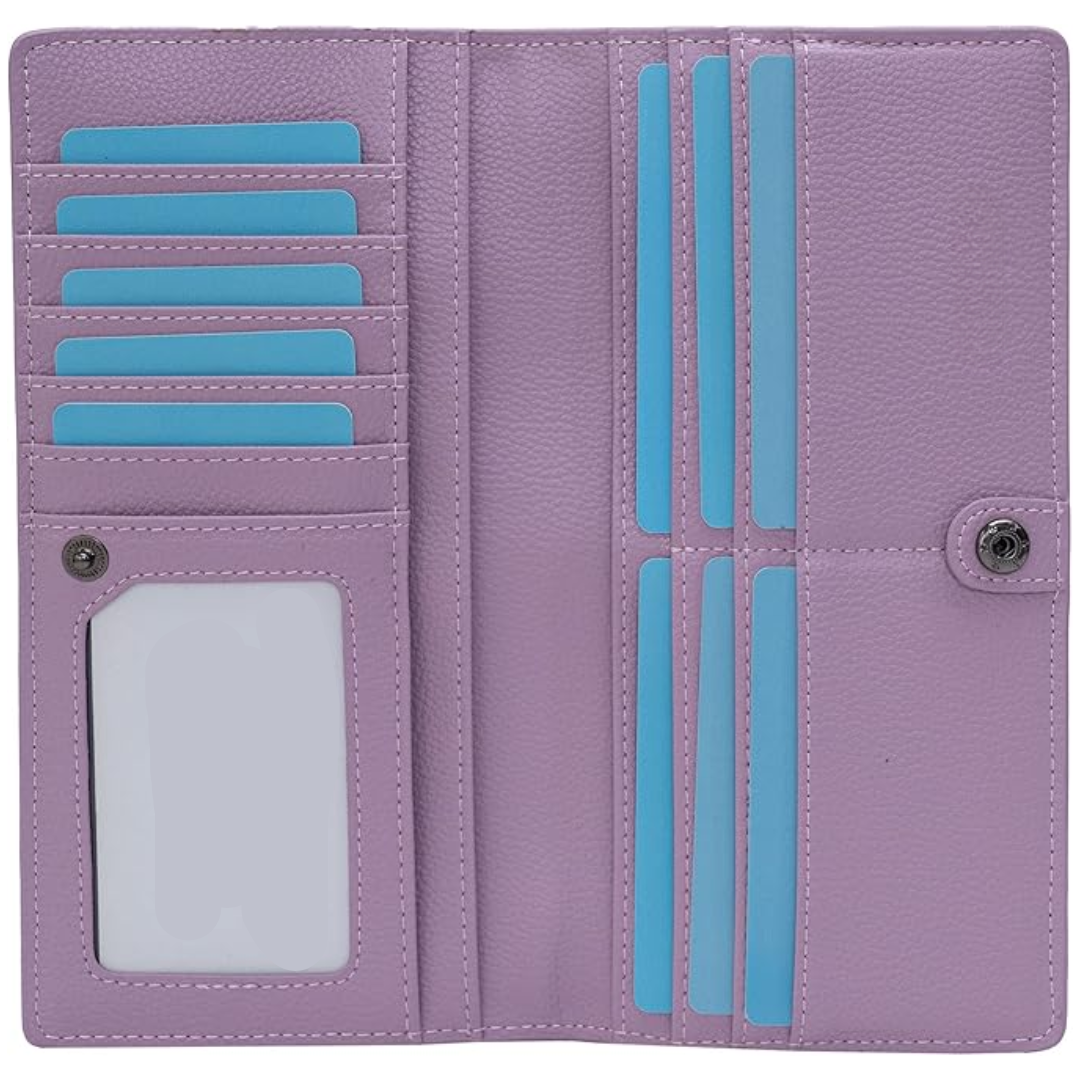 Renée | Ultra-thin Leather Card Wallet with RFID Blocking Technology | Compact Design for Security and Style