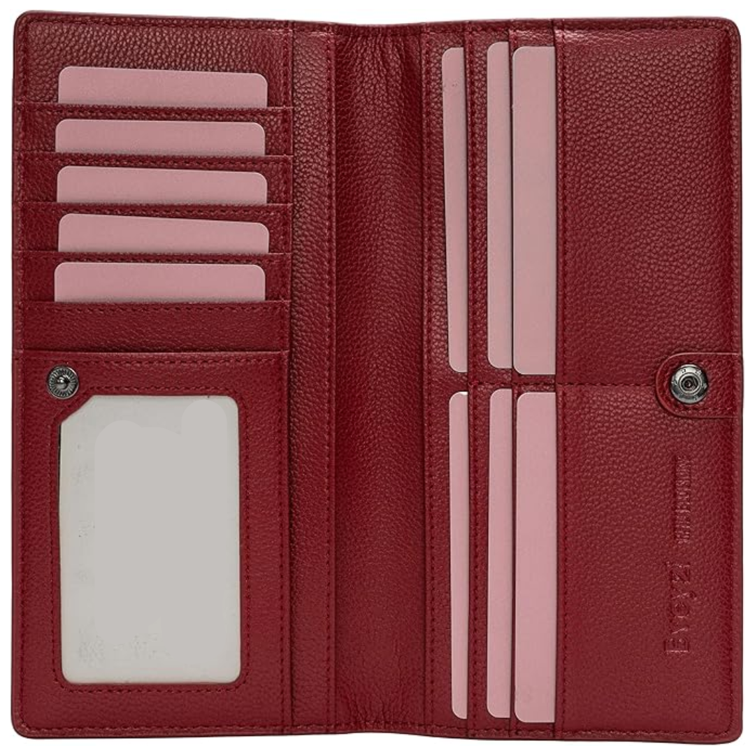 Renée | Ultra-thin Leather Card Wallet with RFID Blocking Technology | Compact Design for Security and Style