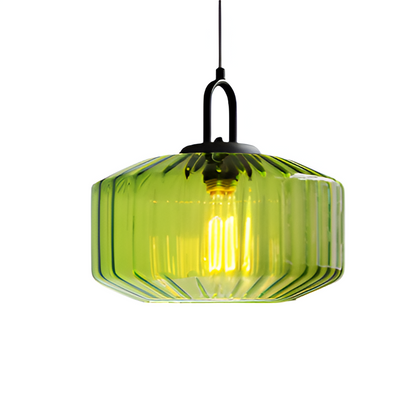 11-Inch Tinted Glass Drop Fixture Green E27 Adjustable Height Kitchen Island Dining Room Breakfast Bar Contemporary Scandinavian Overhead Il