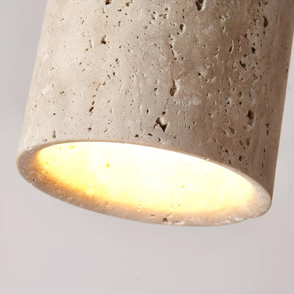 Flush Mount Stone Ceiling Light 4.3 Inch Beige Round Fixture Low Profile Bedroom Hallway Kitchen Entryway Soft Ambient Glow E27 Socket Natur