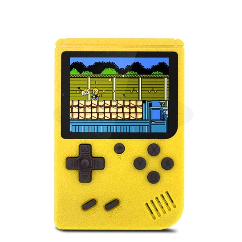 Handheld Game System with Preloaded Library — Pocket Arcade Device with TV Hook-Up & Rechargeable Power for Throwback Fun