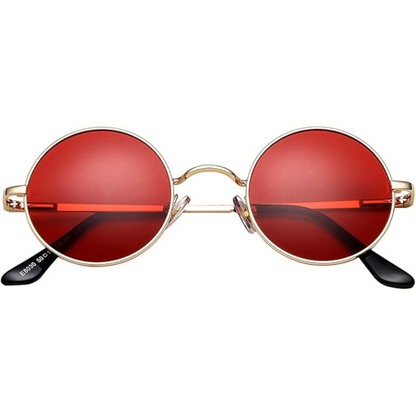 Gafas de sol polarizadas redondas retro con protección UV | Estilo vintage para aventuras al aire libre