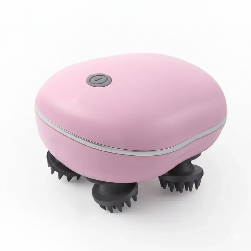 Revive Luxe | Masajeador eléctrico para cuero cabelludo con tecnología de amasado | Estimula el crecimiento del cabello para la relajación
