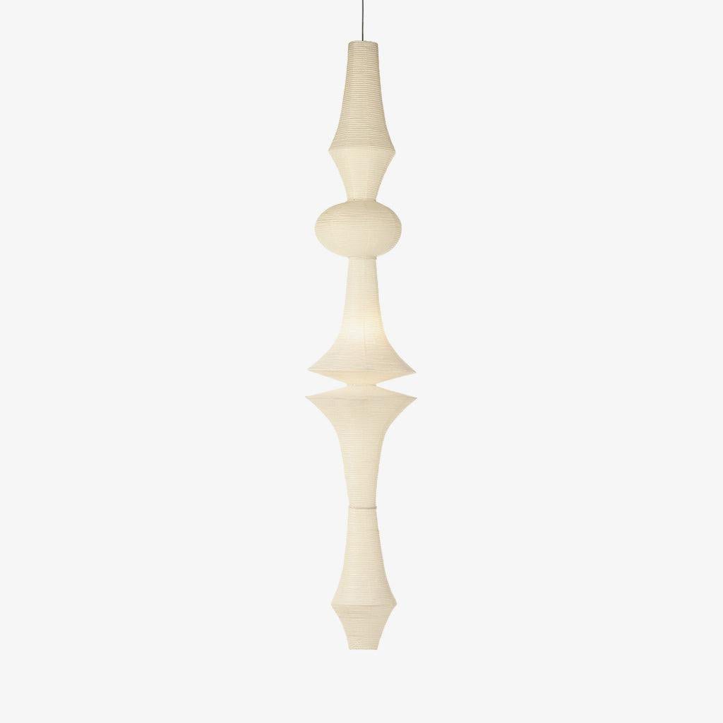Handcrafted Paper Lantern Ceiling Light White Drum Shade Hanging Fixture E26 E27 Socket Bedroom Living Room Dining Room Ambient Glow Modern