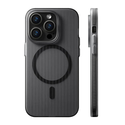 Textured Anti-Slip Phone Case for iPhone 12 through 17 Series – Shock-Absorbing TPU Protection with Ridged Sides & Raised Edges for Screen