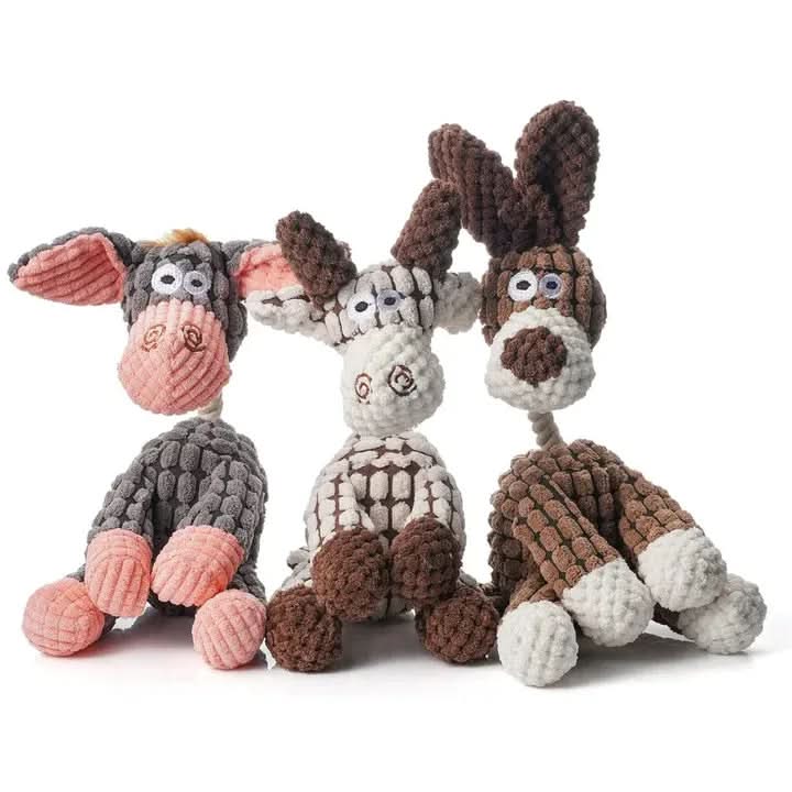 PUPFORGE – Tough Plush Squeaky Toy for Aggressive Chewers