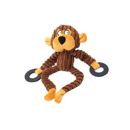 PUPFORGE – Tough Plush Squeaky Toy for Aggressive Chewers