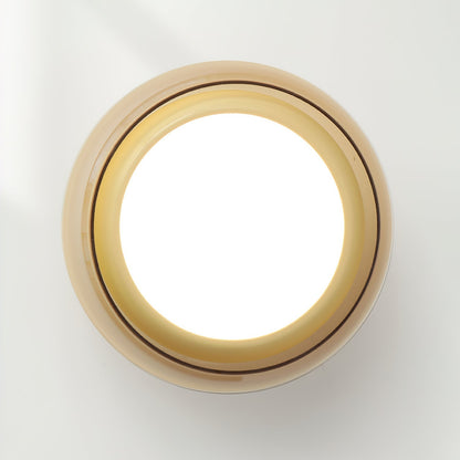12W LED Flush Mount Ceiling Light with Glass Acrylic Diffuser for Bedrooms Living Rooms Dining Rooms Three Color Modes 54-108 sq ft Coverage