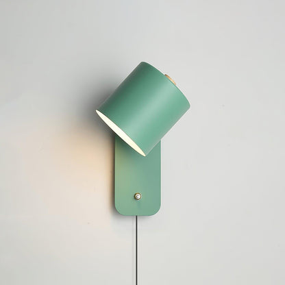 Adjustable Metal Wall Sconce with 350° Swivel Head for Bedroom Reading Nook Living Room Hallway Ambient Task Lighting E26 Socket 5 in Dia 12