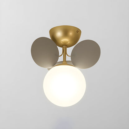 Lámpara de techo de montaje empotrado con múltiples globos y pantallas esféricas en tonos pastel: lámpara LED colorida y moderna para habitaciones infantiles, salas de juegos y espacios contemporáneos