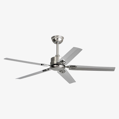 52-Inch Industrial Ceiling Fan with Metal Blades for Living Room & Bedroom | Modern 3-Speed Fan for Home Cooling