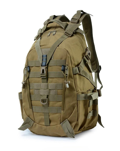 RuggedGear | 40L Tactical Backpack with Waterproof Nylon & Customizable Fit | Versatile Storage for Outdoor Adventures