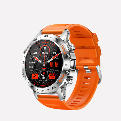 Rugged Outdoor Smartwatch with AMOLED Display & GPS Tracking | Durable Design for Active Lifestyles