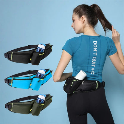 RunEase Pack | Waterproof Running Belt with Drink Holder for Hydration