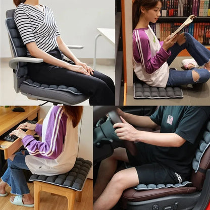 ComfortLift | Cojín de asiento inflable con firmeza ajustable | Diseño portátil para sentarse sin dolor