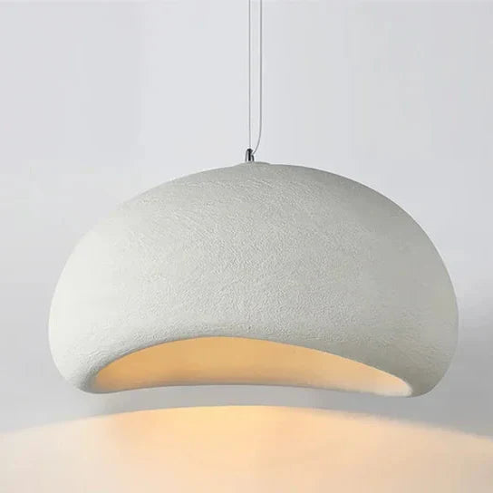 Ceiling Pendant Light Fixture Minimalist Japanese Design HDPE Glass Iron Hardwired for Dining Room Kitchen Island Living Room Bedroom Modern