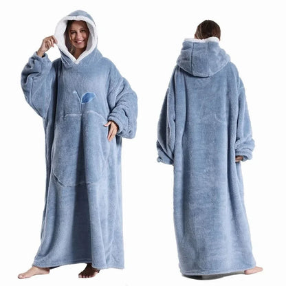 HOODSNUG – Hooded Wearable Blanket for Cozy Comfort