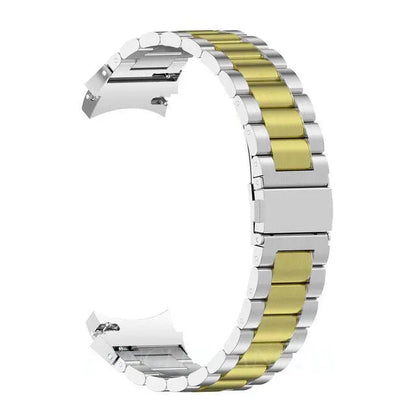 Stainless Steel Watch Band for Samsung Galaxy Watch 4 & 5 – Quick-Release Metal Strap with Adjustable Links, Compatible with 40mm 44mm