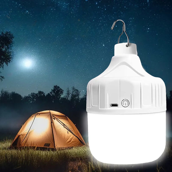 GLOWHUB – Linterna de camping LED portátil recargable por USB