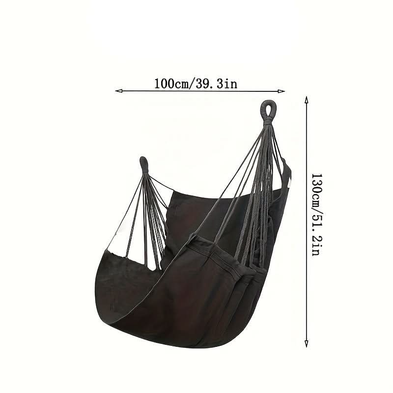 HAMMOCKLIVA – Silla colgante de ocio para relajación en interiores y exteriores