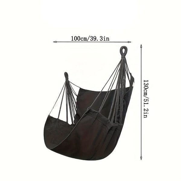 HAMMOCKLIVA – Silla colgante de ocio para relajación en interiores y exteriores