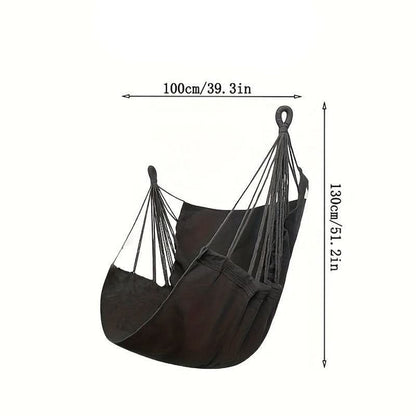 HAMMOCKLIVA – Silla colgante de ocio para relajación en interiores y exteriores