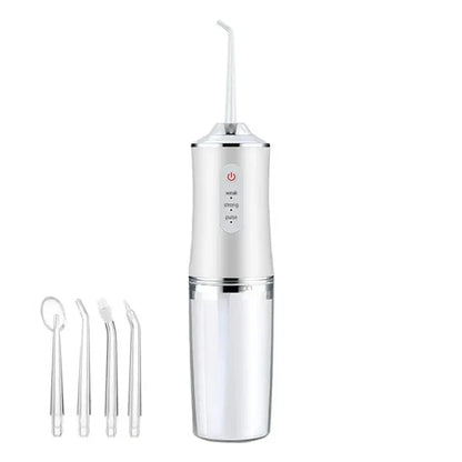Water Flosser for Travel with Four Replacement Cleaning Heads