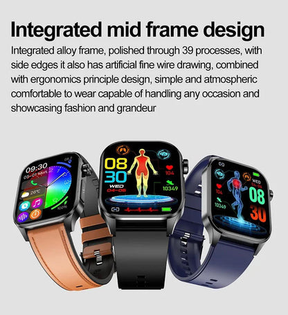 Health Guardian | Reloj inteligente para adultos mayores con monitoreo de signos vitales | Conectividad Bluetooth para su tranquilidad