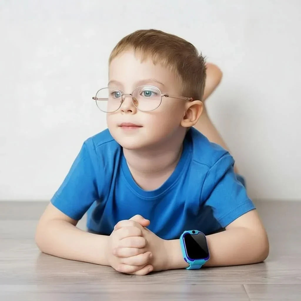 Kids Location Tracker Smartwatch with Two-Way Calling and Emergency Button for Ages 4-12