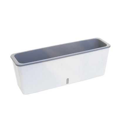 Rectangular Self-Watering Planter with Water Indicator 17 in Long for Herbs Flowers Succulents Kitchen Windowsill Balcony Indoor Outdoor