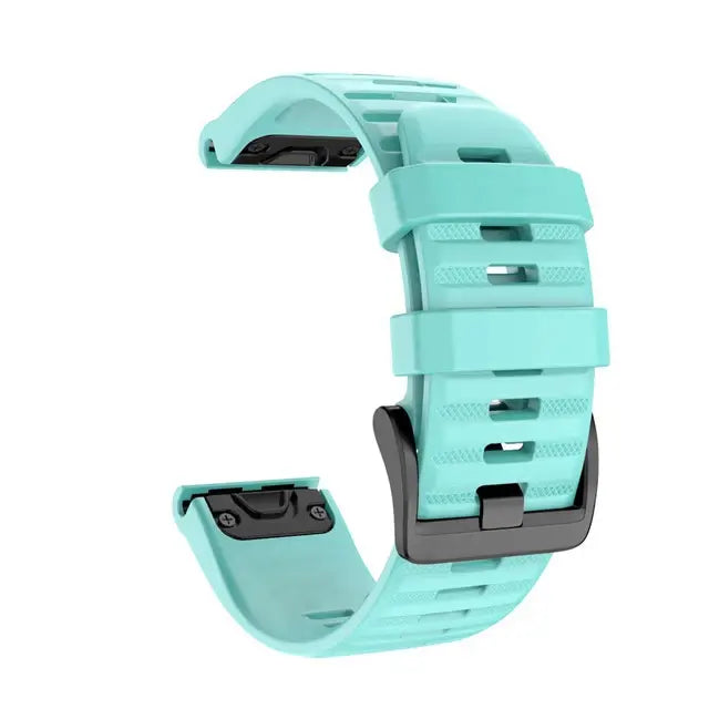 Silicone Smartwatch Band | QuickFit Replacement Strap 20mm 22mm 26mm | Flexible Sport Watch Band for Active Lifestyles