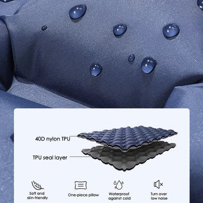 Kieran | Colchón inflable doble extra ancho para camping con inflado rápido | Comodidad espaciosa para aventuras al aire libre