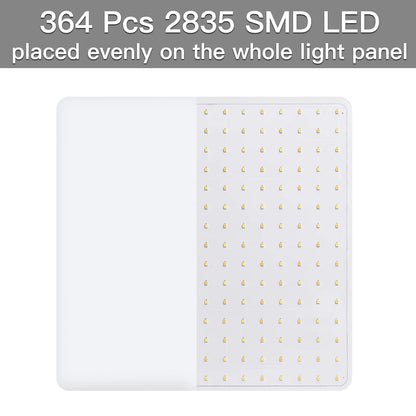 Square LED Flush Mount Light 48W 5400LM Cool White for Bathroom Kitchen Hallway Moisture-Resistant Overhead Fixture Low Profile Modern Home