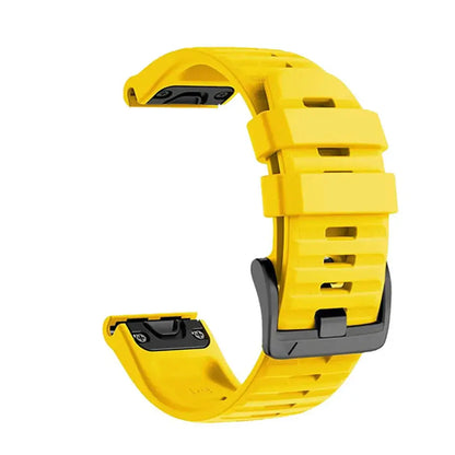 Silicone Sport Watch Band 22mm 26mm Quick Release Strap for Active Lifestyle Fitness Running Gym Workout Wearable Accessory Replacement