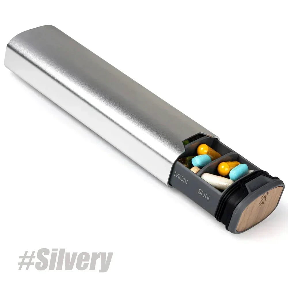 7-Day Pill Storage Container for Vitamins and Medications – Travel Friendly