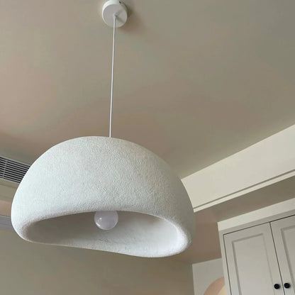 Ceiling Pendant Light Fixture Minimalist Japanese Design HDPE Glass Iron Hardwired for Dining Room Kitchen Island Living Room Bedroom Modern