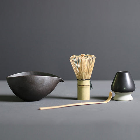 Elegant Matcha Set | Matcha Tea Set with Bamboo Whisk & Ceramic Bowl | Complete Kit for Authentic Tea Experience
