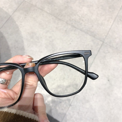 Square Frame Nearsighted Prescription Glasses with Blue Light Filter | Anti-Glare Myopia Eyeglasses for Men & Women | Lightweight Diopter